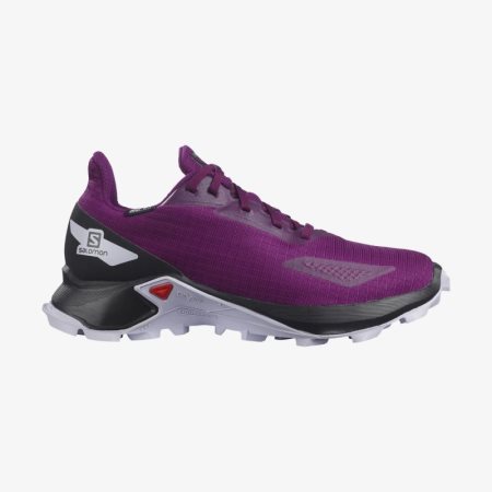 Salomon ALPHACROSS BLAST CLIMASALOMON WATERPROOF Detske Bežecká Obuv - Nachový (SK 7-NBU)